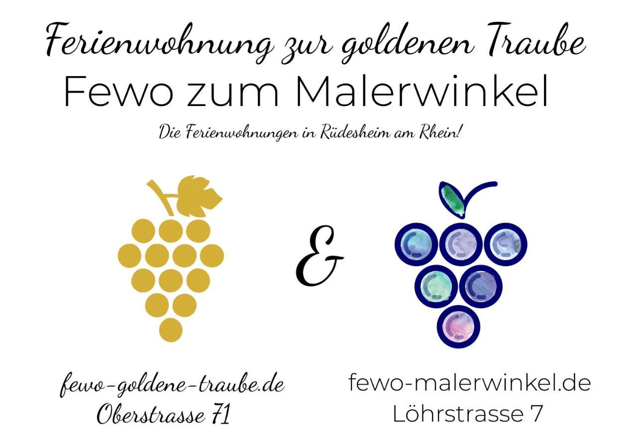 Fewo Zur Goldenen Traube Rüdesheim nad Renem Zewnętrze zdjęcie